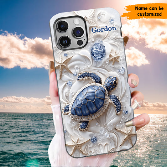 Love Turtle - Personalized Turtle Phone Case