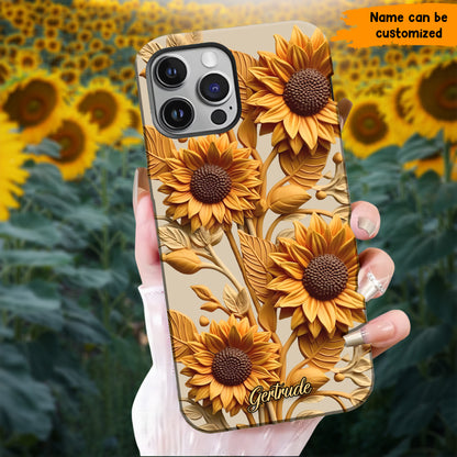 Sunflower Phone Case - Personalized Phone Case