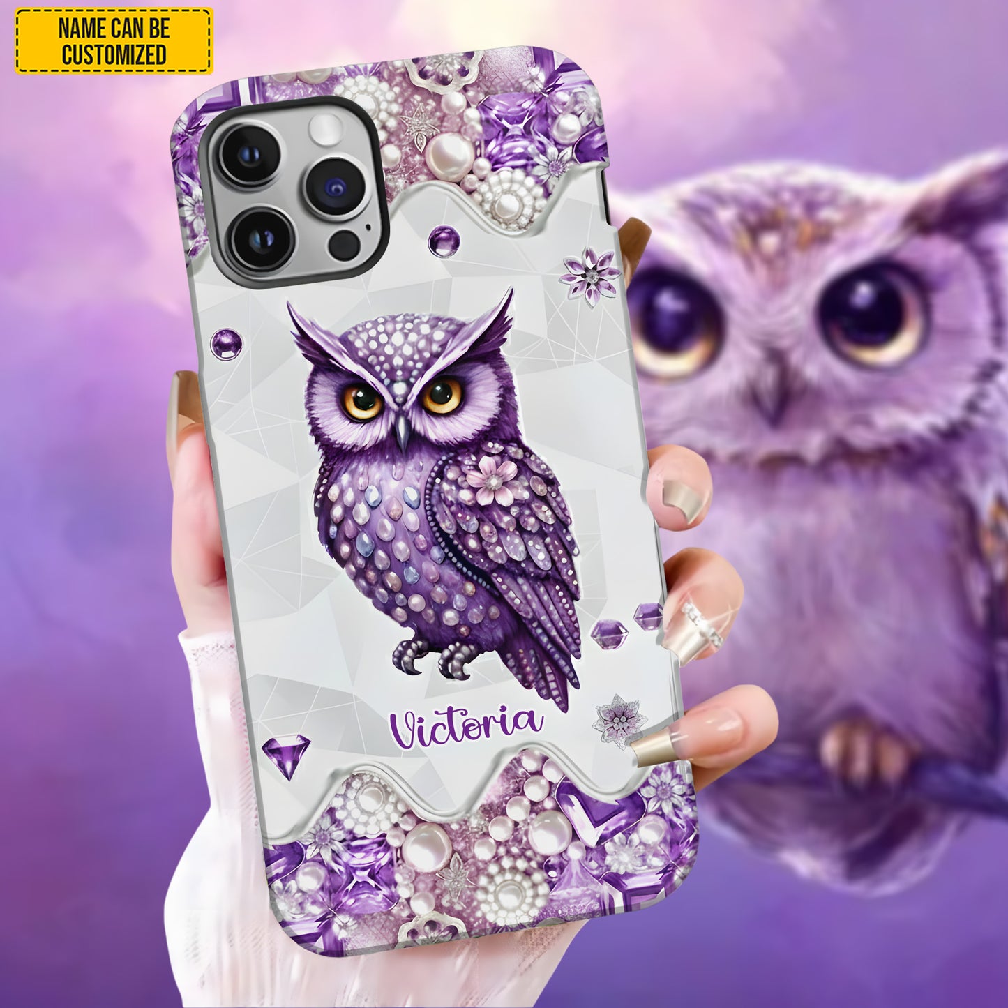 Owl Beautiful - Personalized Owl Phone Case