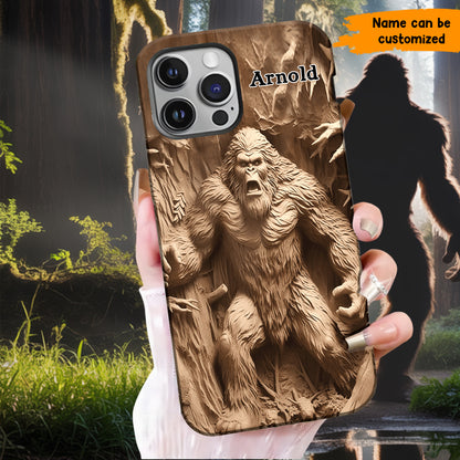 Bigfoot Legend in the Trees – Personalized Bigfoot Phone Case