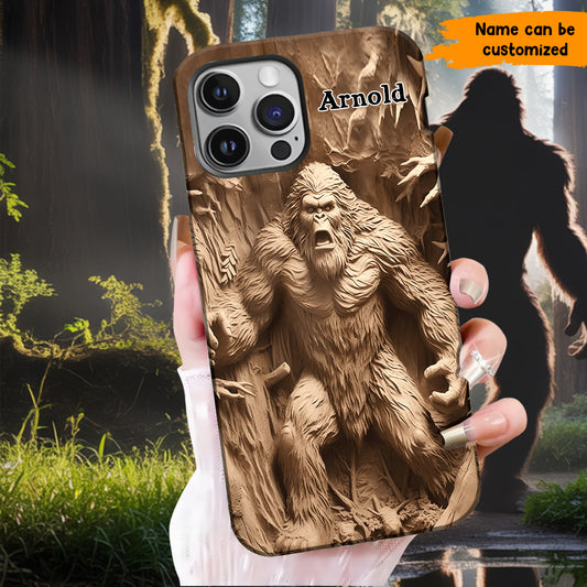 Bigfoot Legend in the Trees – Personalized Bigfoot Phone Case