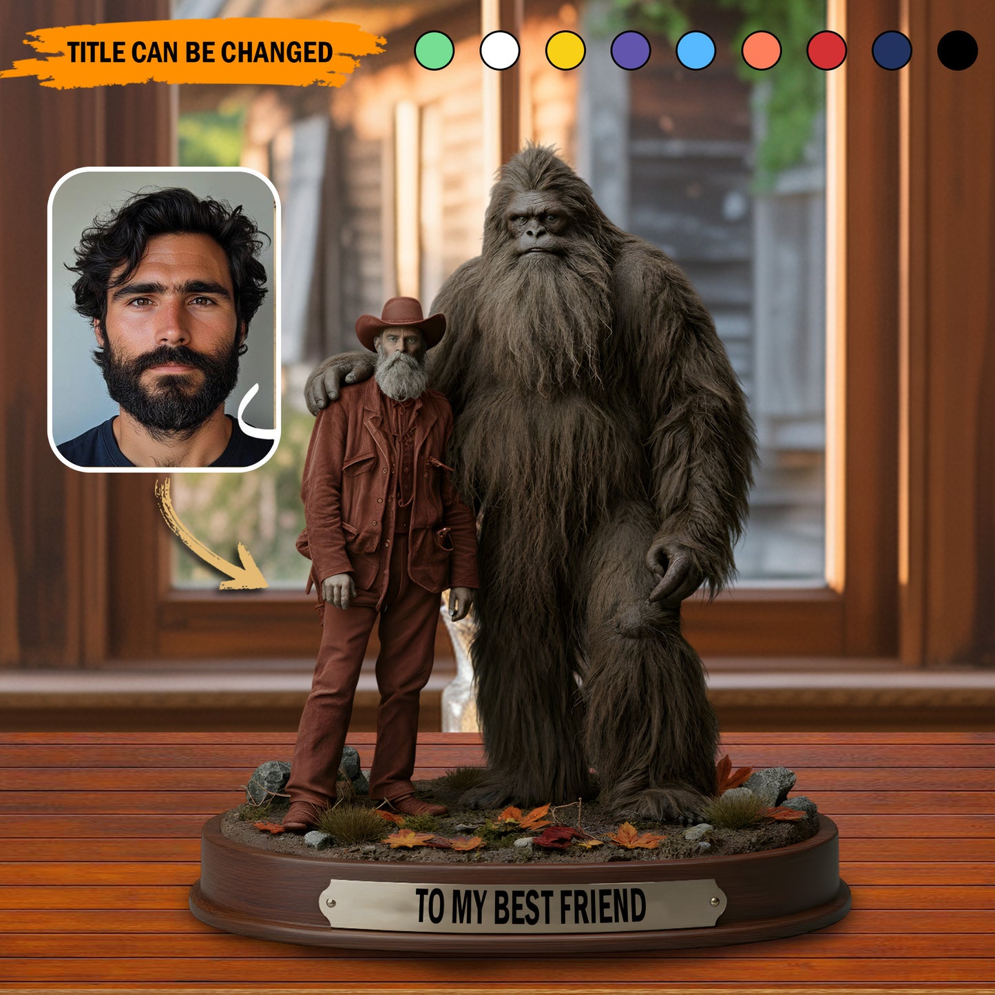 My Legendary Buddy – Personalized Bigfoot Friendship Acrylic Plaque