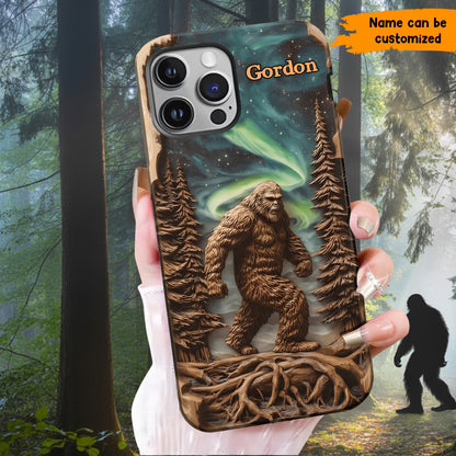 Legend in the Trees – Personalized Bigfoot Phone Case