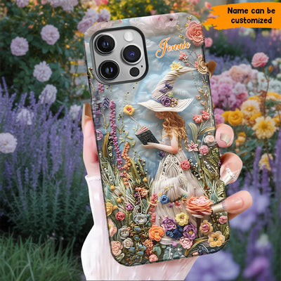 Beautiful Witch Flowers - Personalized Witch Phone Case