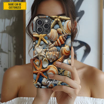 Personalized Seashell Ocean Phone Case
