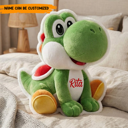 Personalized Cute Dinosaur Custom Shaped Pillow