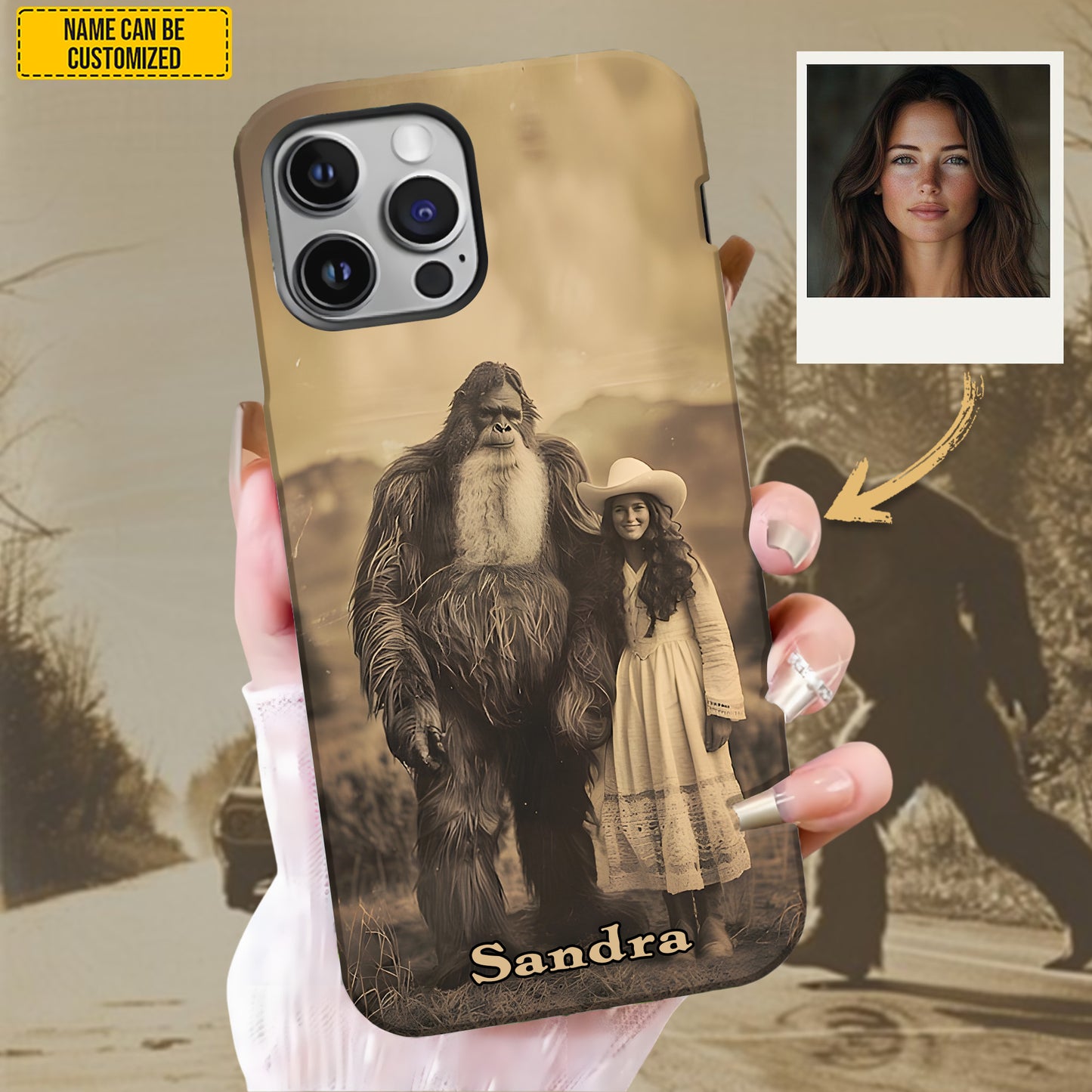 Proof I Found Bigfoot – Personalized Funny Phone Case