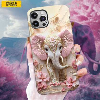 Personalized Elegant Elephant Phone Case