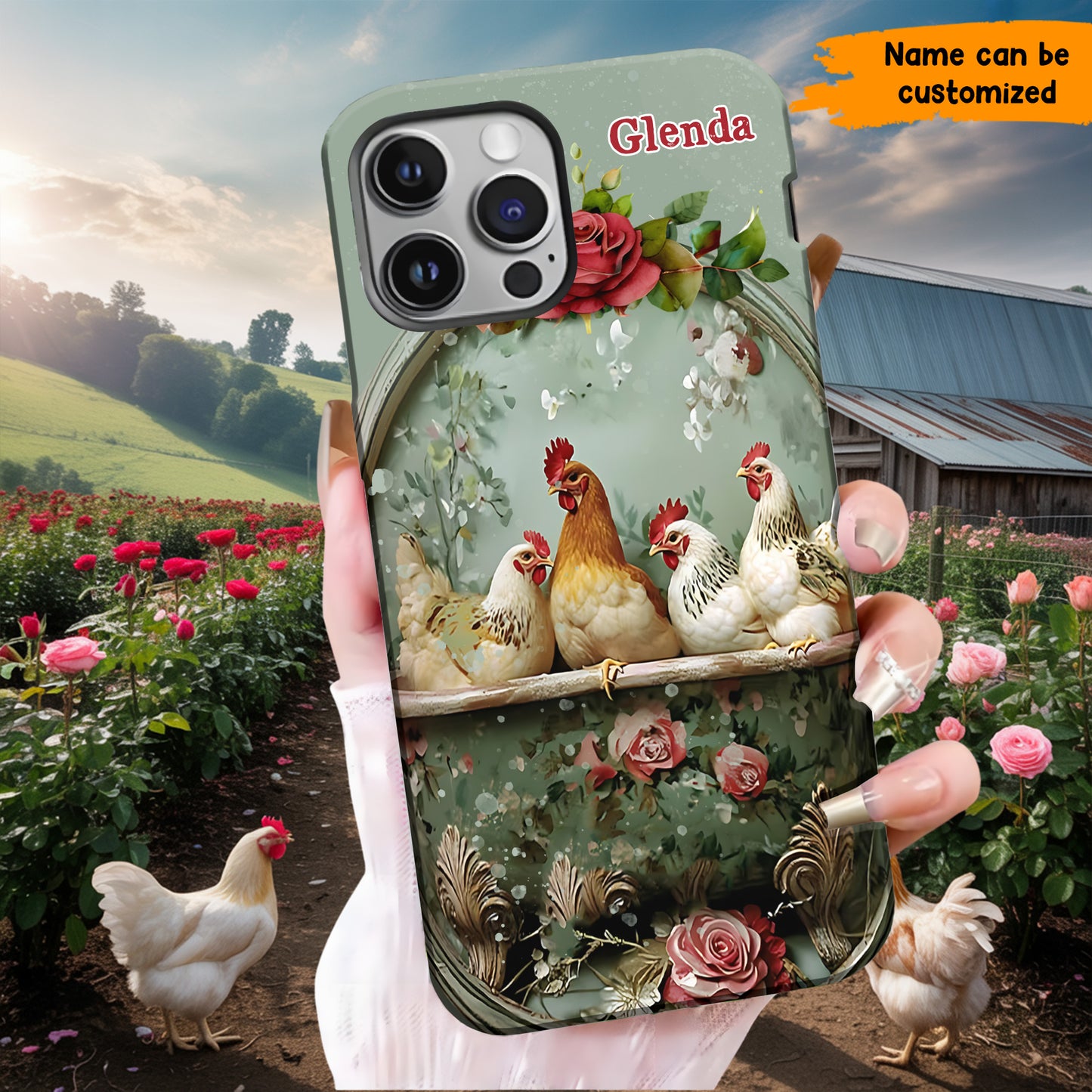 Chicken Phone Case - Personalized Phone Case