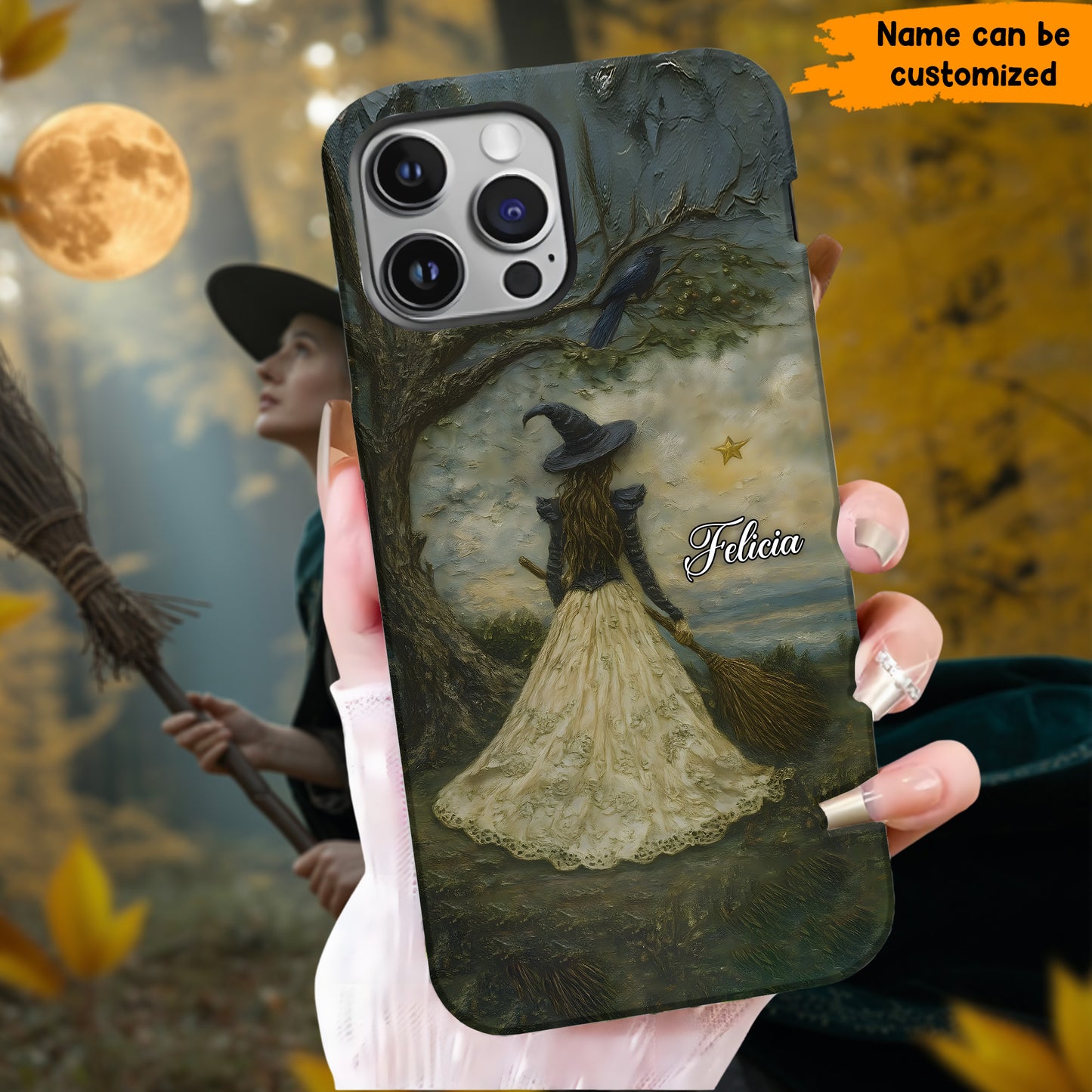 Mystery Witch - Personalized Witch Phone Case