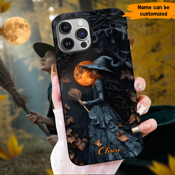 Personalized Midnight Witch Phone Case