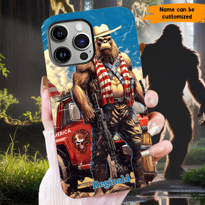 Bigfoot ‘Merica – Personalized Patriotic Phone Case