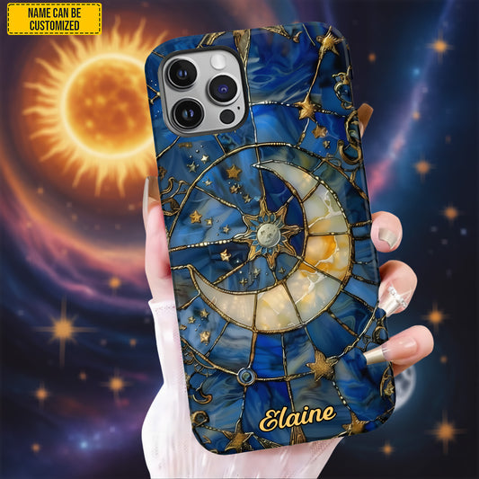Personalized Moon & Stars Phone Case