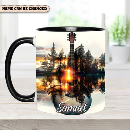 Fantasy Guitar – Personalized Guitar Accent Mug