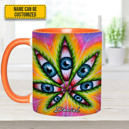 Vision Leaf – Personalized Psychedelic Accent Mug