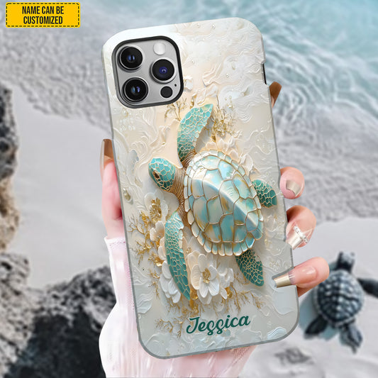 Personalized Ocean Turtle Phone Case