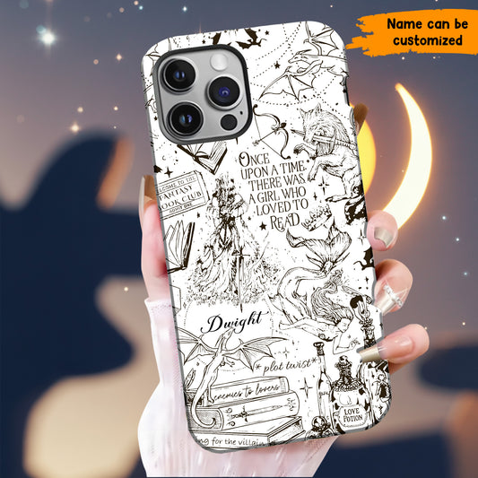 Personalized Fantasy Book Phone Case - Book Lover Gift