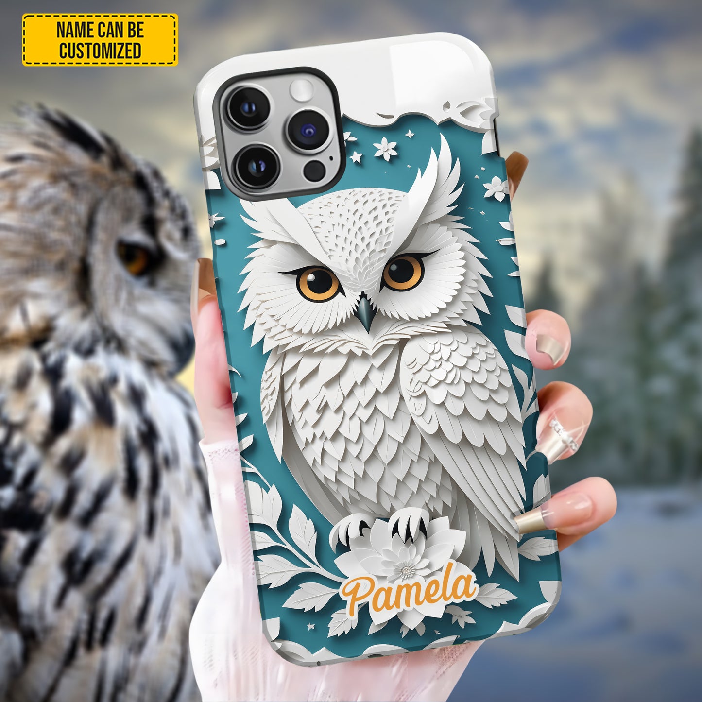 Personalized Cute Owl Phone Case