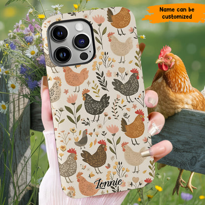 Personalized Chicken Phone Case