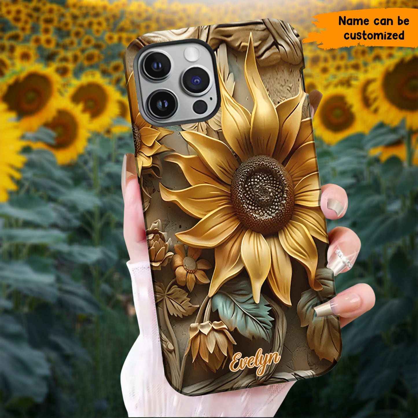 Sunflower Phone Case - Personalized Phone Case
