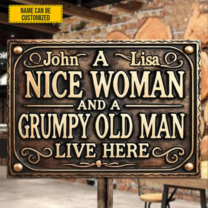 Couple Funny - Personalized Metal Sign