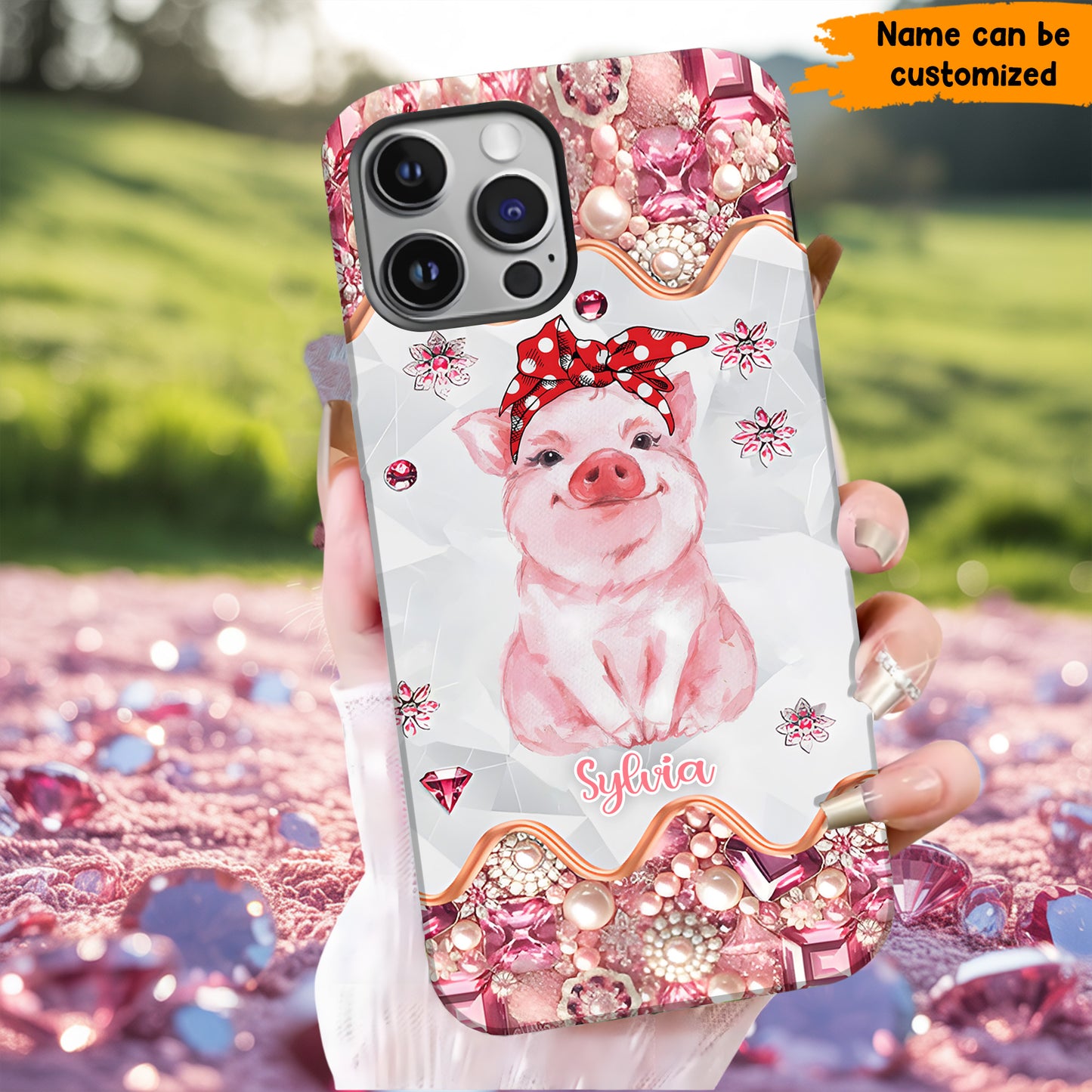 Cute Pig - Personalized Pig Phone Case