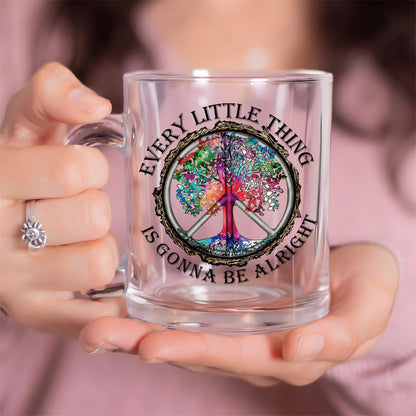Every Little Thing Is Gonna Be Alright - Hippie Accent Mug