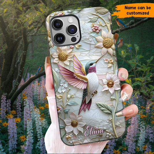 Love Hummingbird - Personalized Hummingbird Phone Case