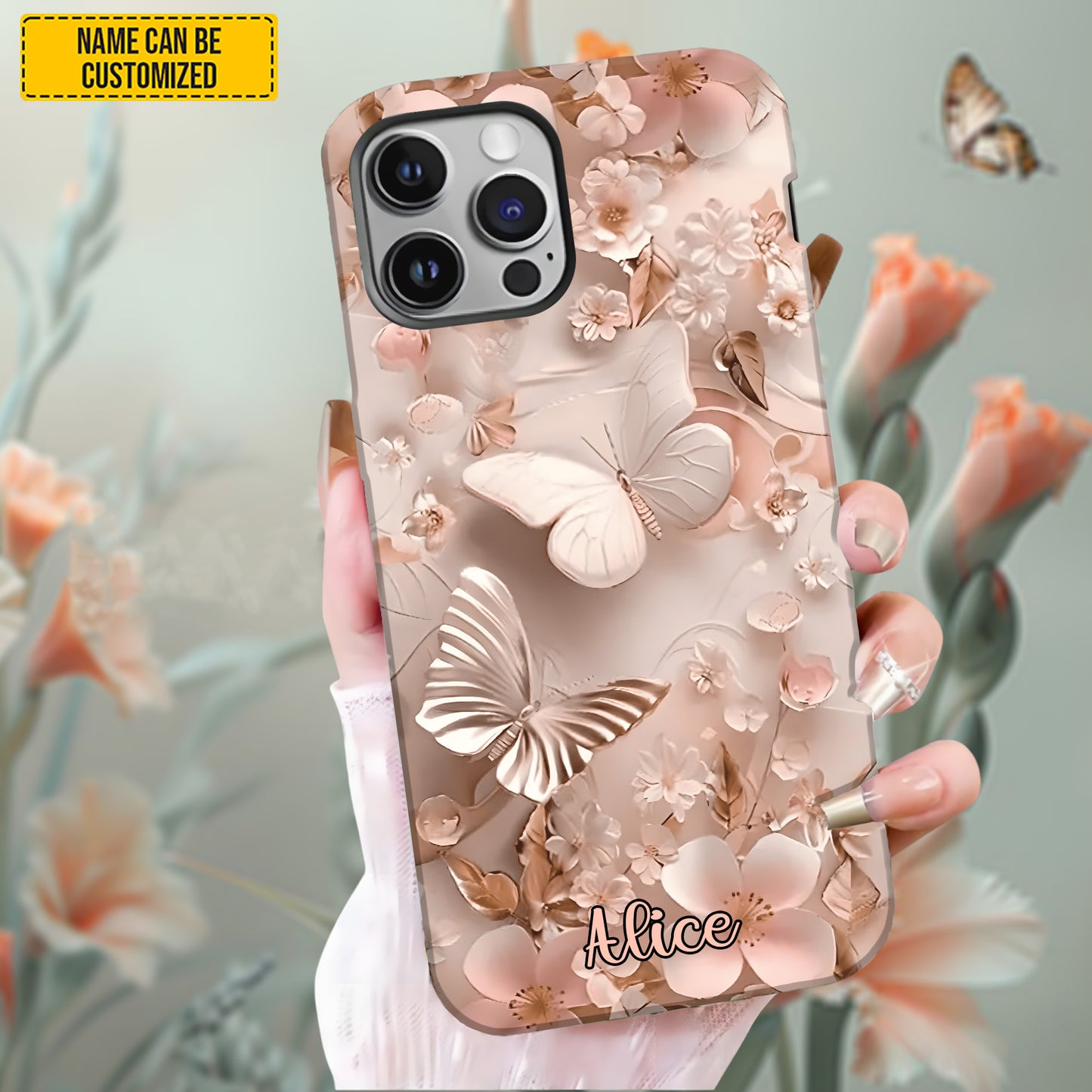 Personalized Beautiful Butterfly Phone Case