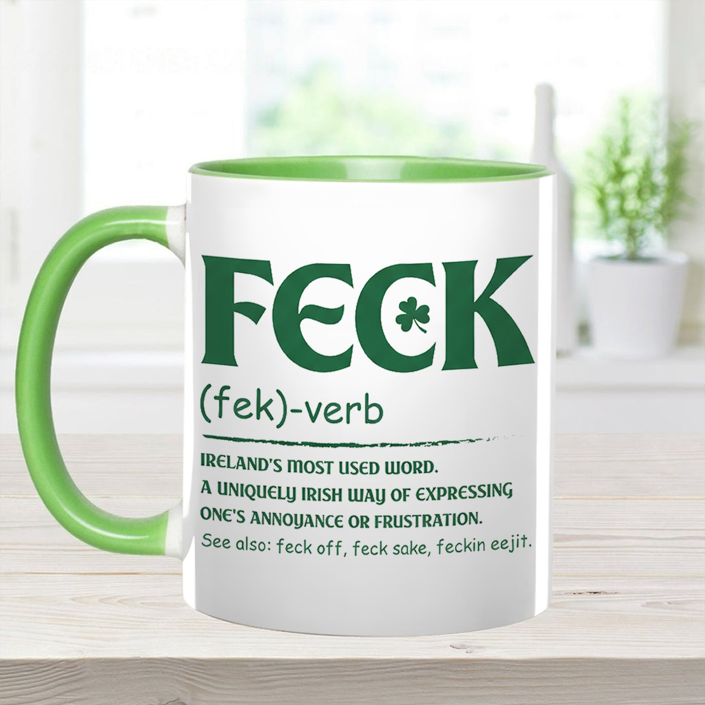 Funny Irish St. Patrick's Day - Accent Mug