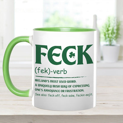 Funny Irish St. Patrick's Day - Accent Mug