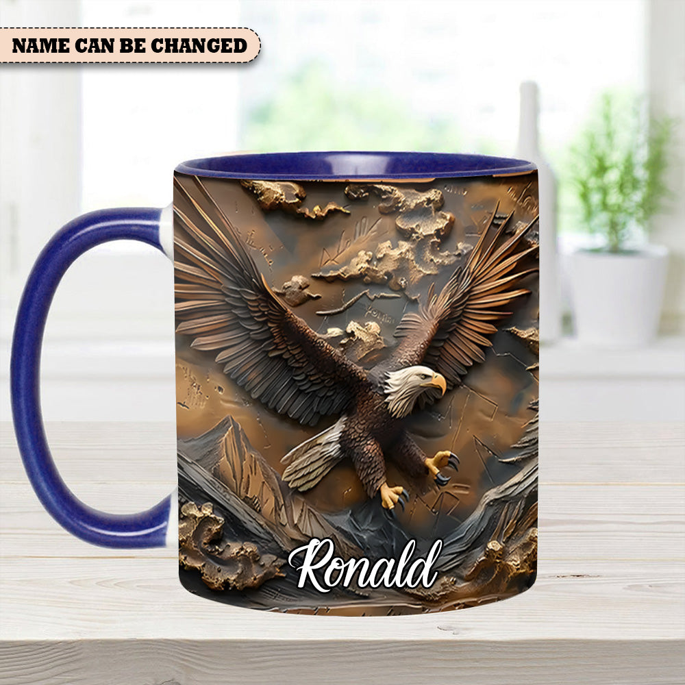 Love Eagle - Personalized Eagle Accent Mug