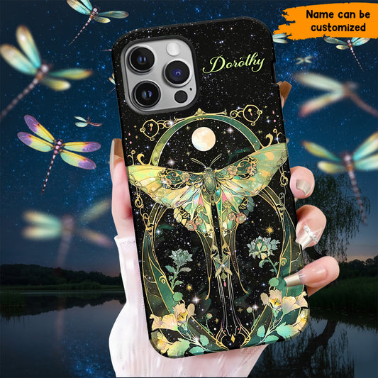 Moonlit Whispers – Personalized Luna Moth Phone Case