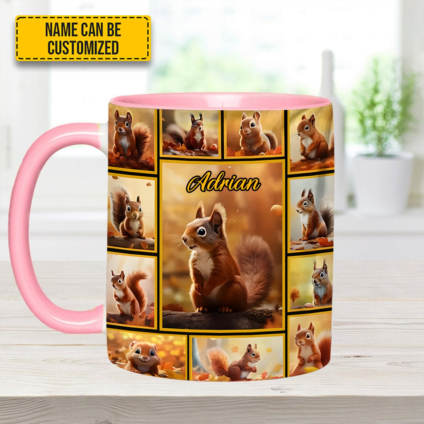Squirrel Collection - Personalized Accent Mug