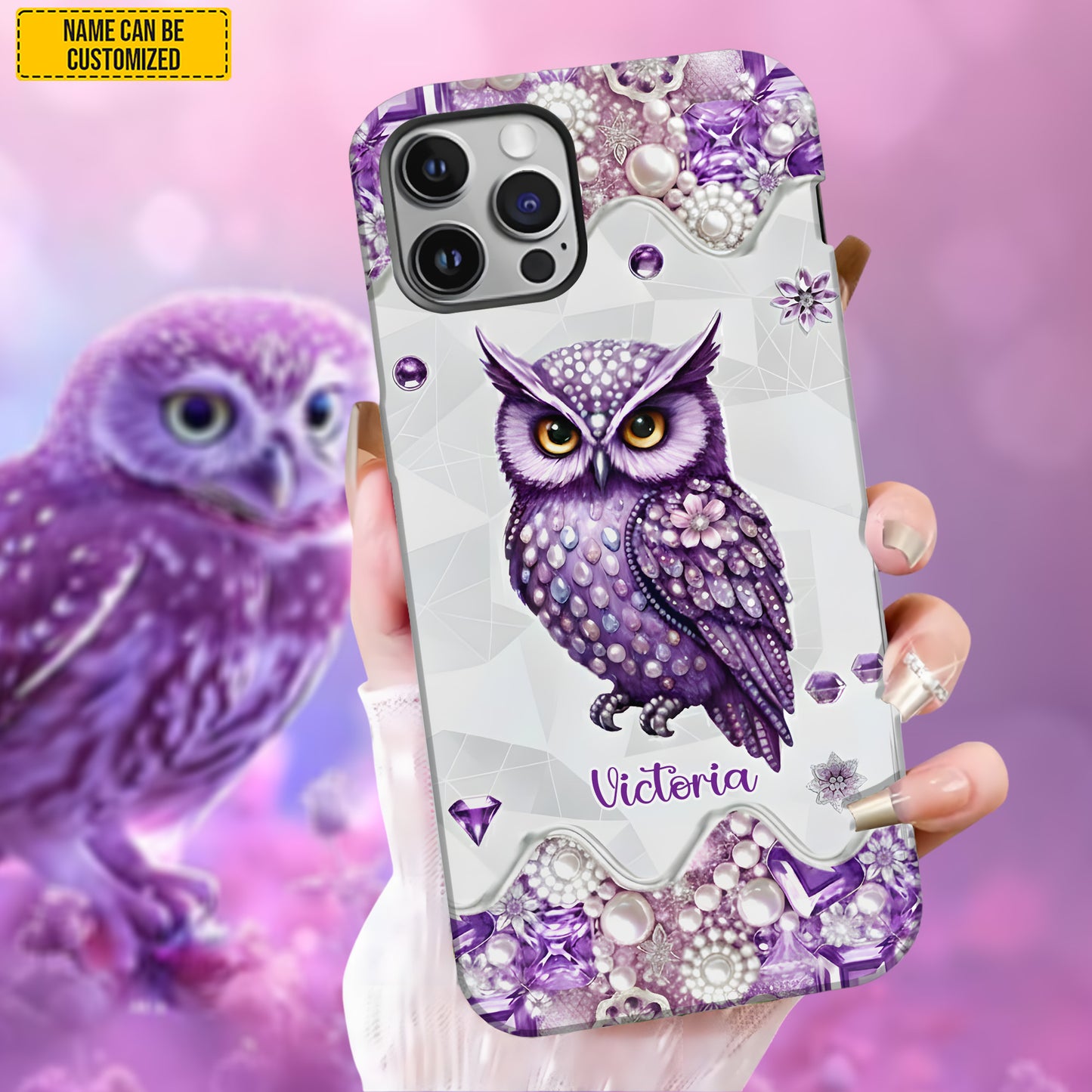 Owl Beautiful - Personalized Owl Phone Case