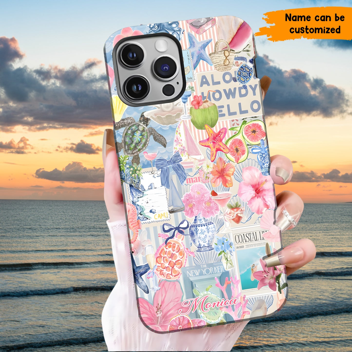 Personalized Sea Animals Ocean Phone Case