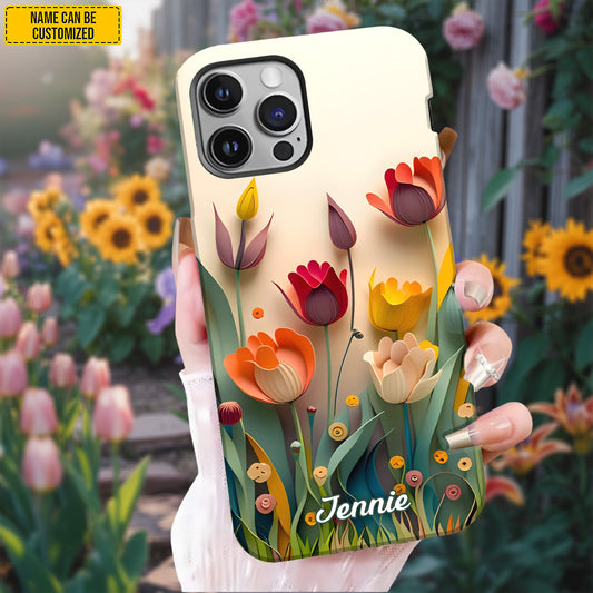 Love Flowers - Personalized Phone Case