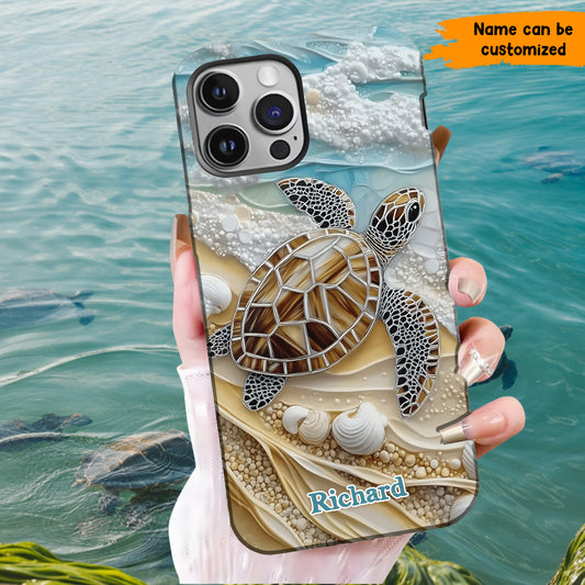 Love Turtle - Personalized Turtle Phone Case
