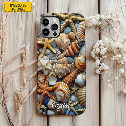 Personalized Seashell Ocean Phone Case