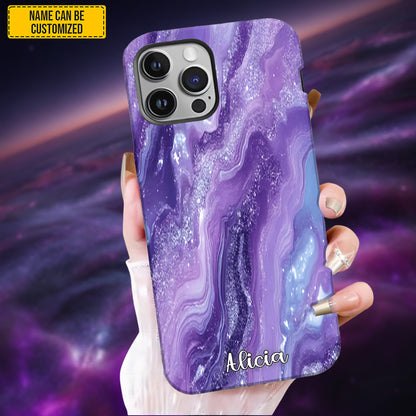 Personalized Purple Agate Phone Case