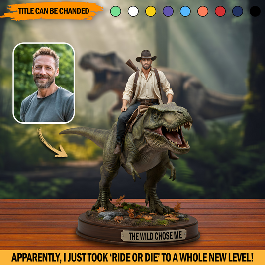 Ride or Die-saur – Personalized Photo Acrylic Plaque