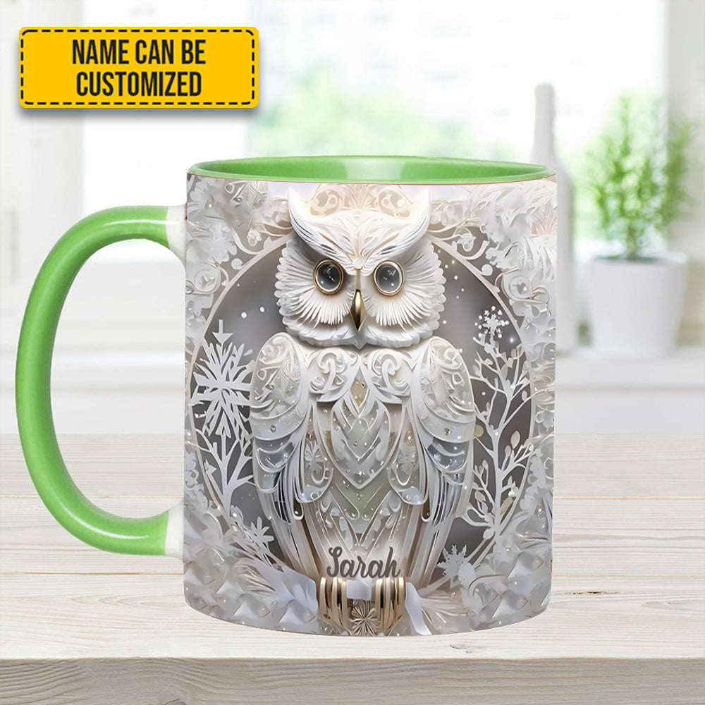 Love Owl - Personalized Accent Mug