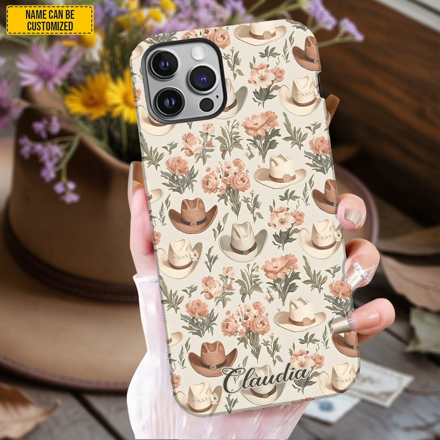 Western Cowgirl Phone Case - Personalized Phone Case