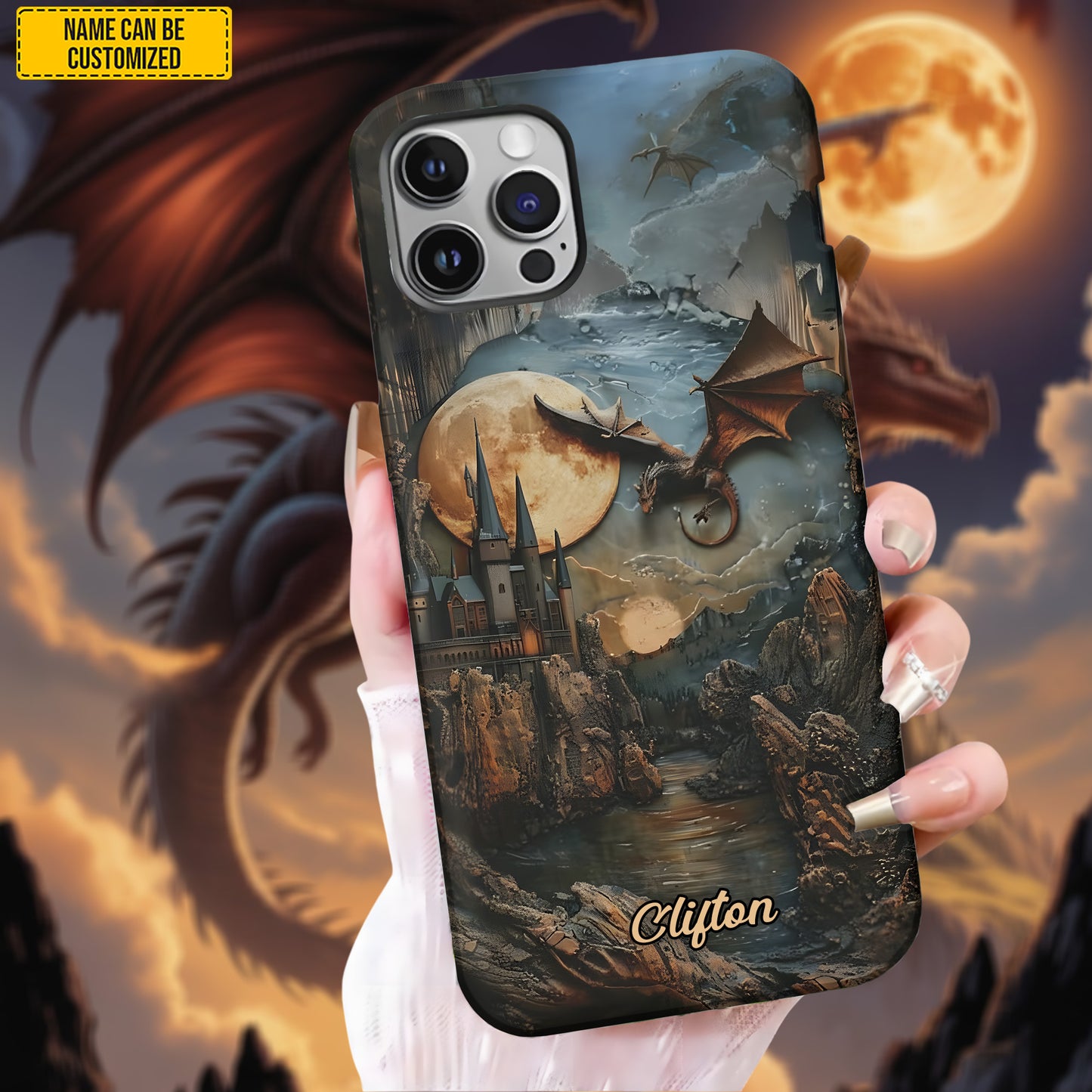 Love Dragon - Personalized Dragon Phone Case