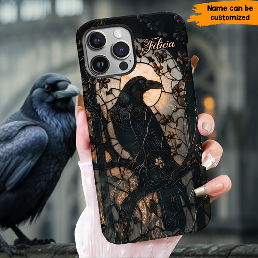 Raven Halloween Phone case, Personalized Raven Phone Case