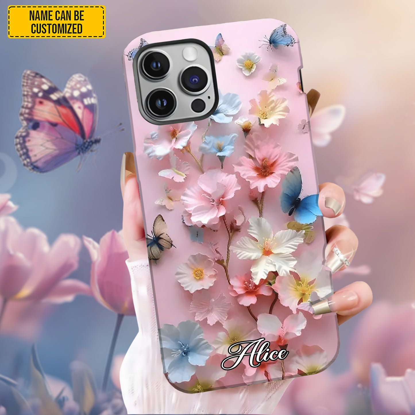 Personalized Beautiful Flower Phone Case