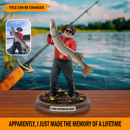 The Big Catch – Personalized Fishing Trophy Acrylic Plaque