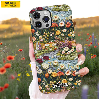 Personalized Floral Wildflower Meadow Phone Case