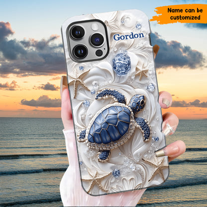 Love Turtle - Personalized Turtle Phone Case