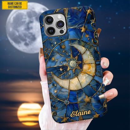 Personalized Moon & Stars Phone Case
